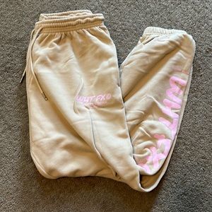 White Fox Sweatpants